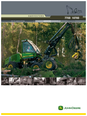 हार्वेस्टर John Deere 770 D