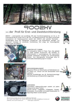 हार्वेस्टर Neuson-Ecotec 9002 HV