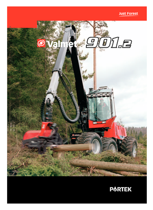 हार्वेस्टर Valmet 901.2
