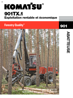 हार्वेस्टर Komatsu 901 TX