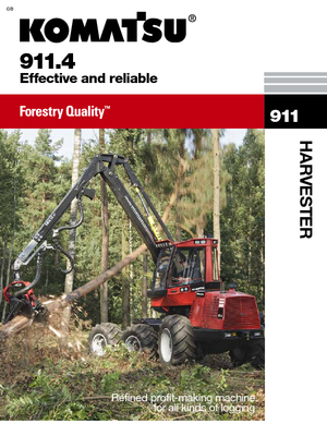 हार्वेस्टर Komatsu 911.4