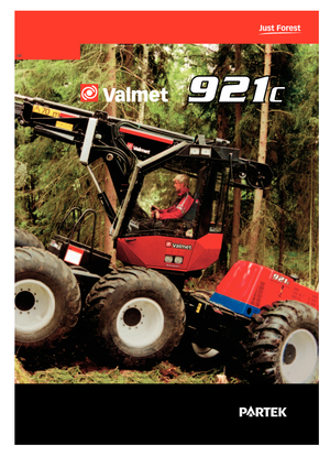 हार्वेस्टर Valmet 921 C