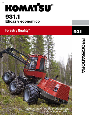 हार्वेस्टर Komatsu 931.1