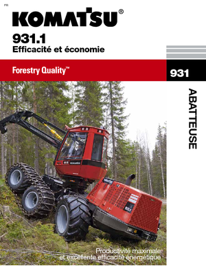 हार्वेस्टर Komatsu 931.1
