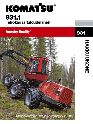 हार्वेस्टर Komatsu 931.1