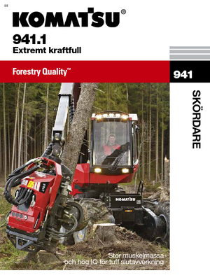 हार्वेस्टर Komatsu 941.1