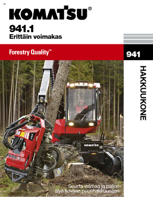 हार्वेस्टर Komatsu 941.1