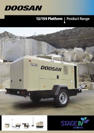 पोर्टेबल एयर कंप्रेसर - डीजल, इलेक्ट्रिक, गैसोलीन Doosan 10/174 