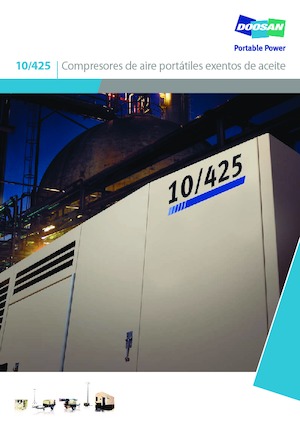 पोर्टेबल एयर कंप्रेसर - डीजल, इलेक्ट्रिक, गैसोलीन Doosan 10/425