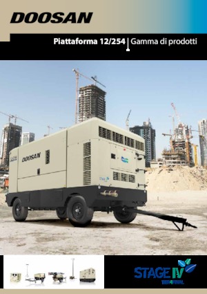 पोर्टेबल एयर कंप्रेसर - डीजल, इलेक्ट्रिक, गैसोलीन Doosan 21/224 