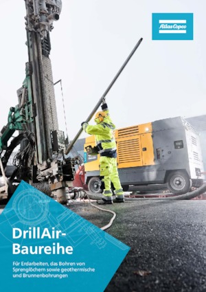 स्टेशनरी एयर कंप्रेसर - डीजल, इलेक्ट्रिक, गैसोलीन Atlas Copco DrillAir V39
