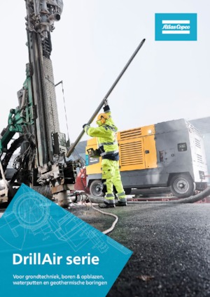 स्टेशनरी एयर कंप्रेसर - डीजल, इलेक्ट्रिक, गैसोलीन Atlas Copco DrillAir V39