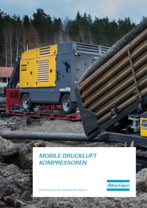 स्टेशनरी एयर कंप्रेसर - डीजल, इलेक्ट्रिक, गैसोलीन Atlas Copco DrillAir V21