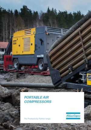 स्टेशनरी एयर कंप्रेसर - डीजल, इलेक्ट्रिक, गैसोलीन Atlas Copco DrillAir V21