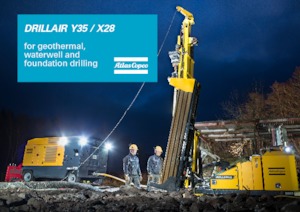 स्टेशनरी एयर कंप्रेसर - डीजल, इलेक्ट्रिक, गैसोलीन Atlas Copco DrillAir Y35