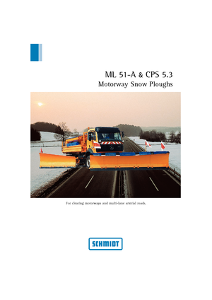 हाईवे स्नोप्लो Schmidt ML 51 A