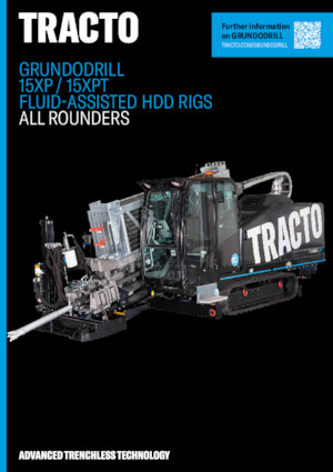 हॉरिजॉन्टल डायरेक्शनल ड्रिल TRACTO-Technik Grundodrill 15 XP