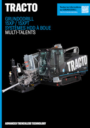 हॉरिजॉन्टल डायरेक्शनल ड्रिल TRACTO-Technik Grundodrill 15 XP