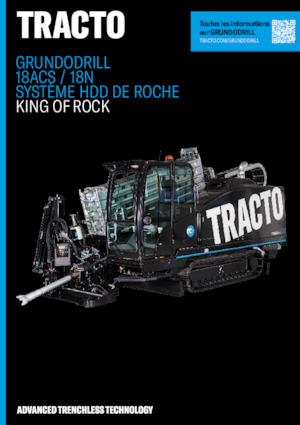 हॉरिजॉन्टल डायरेक्शनल ड्रिल TRACTO-Technik Grundodrill 18 N
