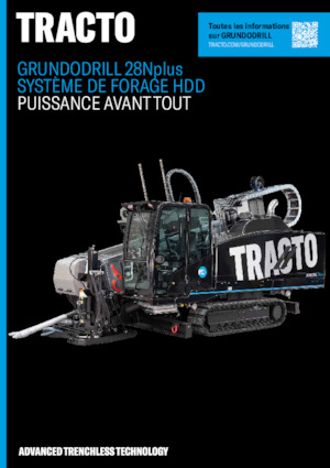 हॉरिजॉन्टल डायरेक्शनल ड्रिल TRACTO-Technik Grundodrill 28 N plus