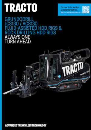 हॉरिजॉन्टल डायरेक्शनल ड्रिल TRACTO-Technik Grundodrill JCS 130