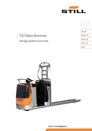 ऑर्डर पिकर और चेरी पिकर फोर्कलिफ्ट Still CX 20