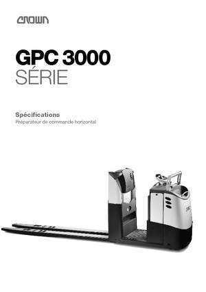 ऑर्डर पिकर और चेरी पिकर फोर्कलिफ्ट Crown GPC 3040-2.0