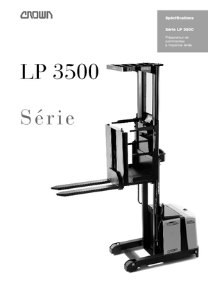 ऑर्डर पिकर और चेरी पिकर फोर्कलिफ्ट Crown LP 3510-1.0
