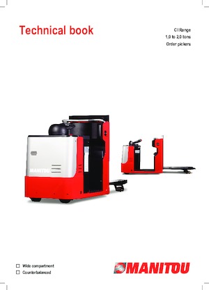 ऑर्डर पिकर और चेरी पिकर फोर्कलिफ्ट Manitou CI 10