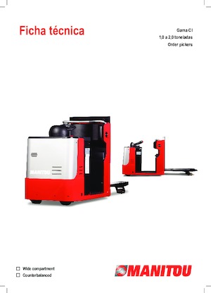 ऑर्डर पिकर और चेरी पिकर फोर्कलिफ्ट Manitou CI 12 PF