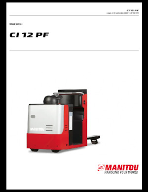 ऑर्डर पिकर और चेरी पिकर फोर्कलिफ्ट Manitou CI 12 PF