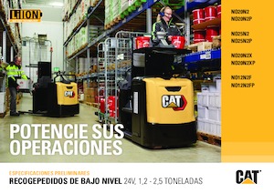 ऑर्डर पिकर और चेरी पिकर फोर्कलिफ्ट Caterpillar NO20N2X