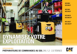 ऑर्डर पिकर और चेरी पिकर फोर्कलिफ्ट Caterpillar NO20N2XP