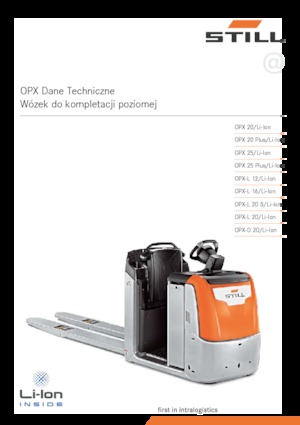 ऑर्डर पिकर और चेरी पिकर फोर्कलिफ्ट Still OPX-L 20 S