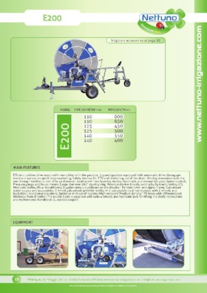 होज़ रील Nettuno E200 150/350