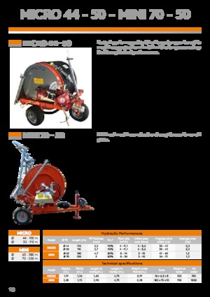 होज़ रील IRRIFRANCE Micro 44/122