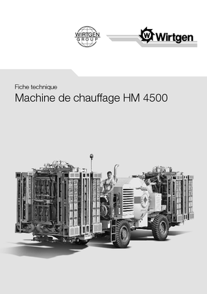 रोड रीसाइक्लिंग मशीन/-हॉट रीसाइकलर Wirtgen HM 4500