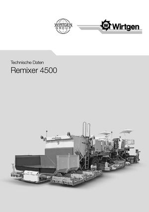 रोड रीसाइक्लिंग मशीन/-हॉट रीसाइकलर Wirtgen RX 4500