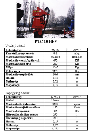 वाइब्रो हैमर PTC 10 HFV