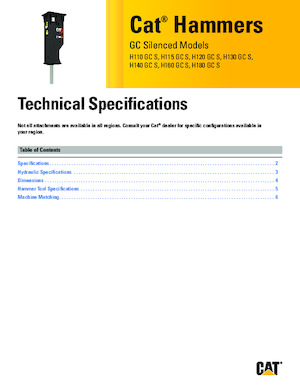हाइड्रोलिक ब्रेकर Caterpillar H180GC S 