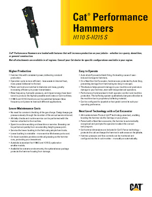 हाइड्रोलिक ब्रेकर Caterpillar H180 S