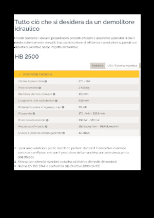 हाइड्रोलिक ब्रेकर Epiroc HB 2500