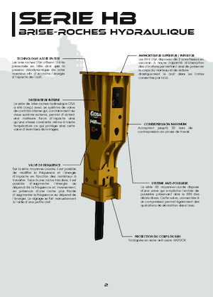 हाइड्रोलिक ब्रेकर OSA Demolition Equipment HB 5000