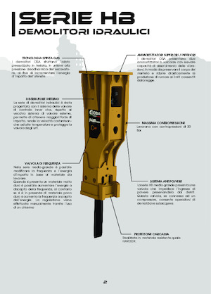 हाइड्रोलिक ब्रेकर OSA Demolition Equipment HB 5000