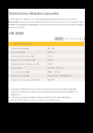 हाइड्रोलिक ब्रेकर Epiroc HB 3600