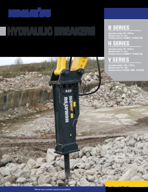 हाइड्रोलिक ब्रेकर Komatsu JTHB 160-1