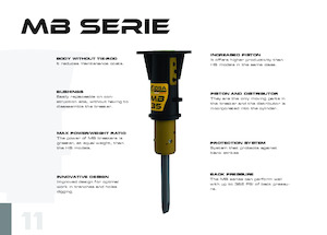 हाइड्रोलिक ब्रेकर OSA Demolition Equipment MB 10