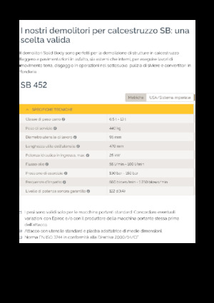 हाइड्रोलिक ब्रेकर Epiroc SB 452