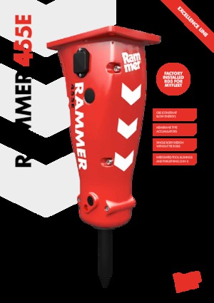 हाइड्रोलिक ब्रेकर Rammer 455E
