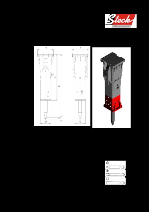 हाइड्रोलिक ब्रेकर Steck B 15